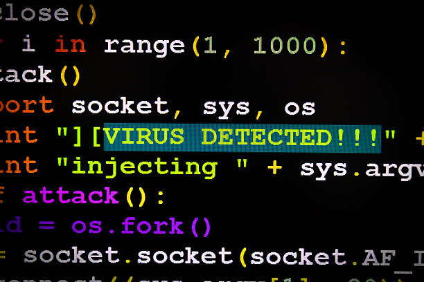 istock Unsecured Virus Detected Hack Unsafe Concept 592656524