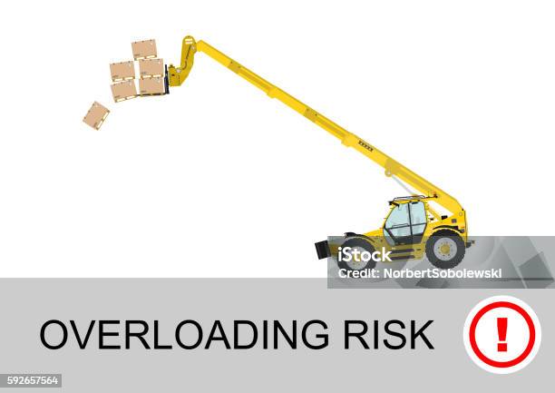 Overloading Risk Stock Illustration - Download Image Now - Agricultural Machinery, Business, Business Finance and Industry