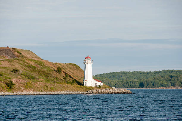 istock Georges Island Lighthouse - Halifax - Nova Scotia 592658800