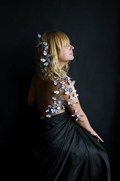 Butterfly on a girl