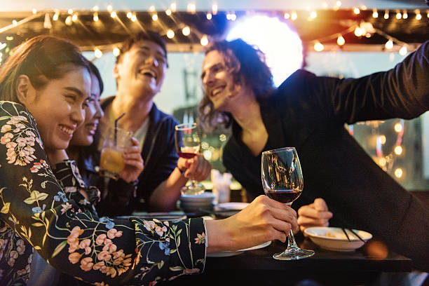 istock Friends in a Pub in Japan 592663128
