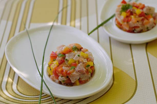 istock Vegetable Salad on a plate decorated 592671056