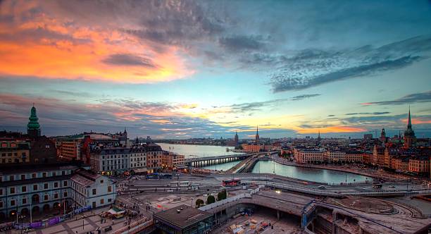 istock Sunset above Stockholm 592672410