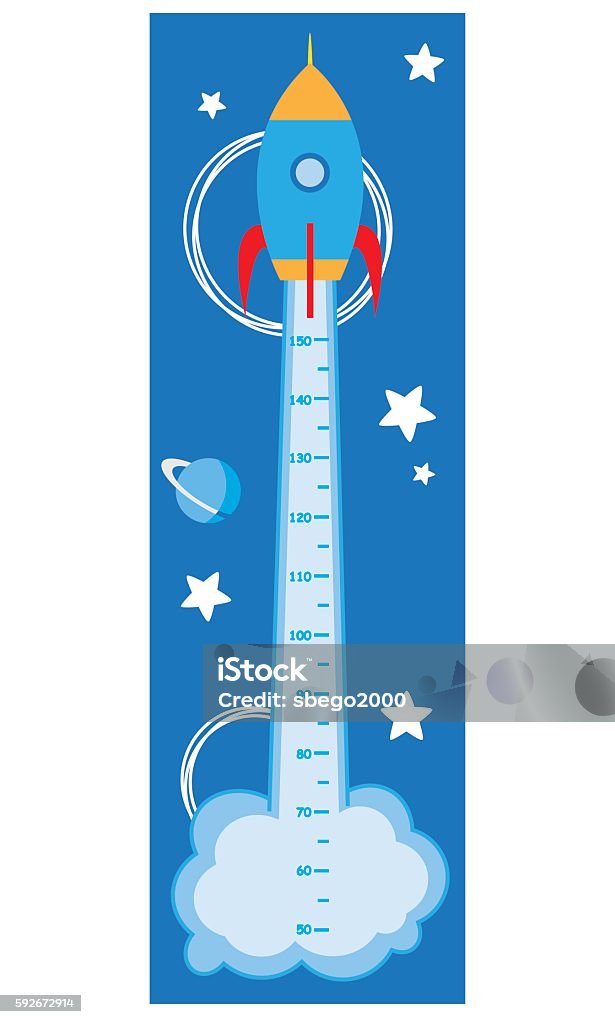 Count Meter For Rockets Meter Wall Rocket Stock Illustration - Download Image Now - Scale ...