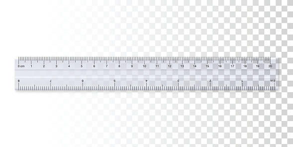 Paper Background Wide Ruler Ruler On Blank Background Stock Illustration - Download Image Now ...