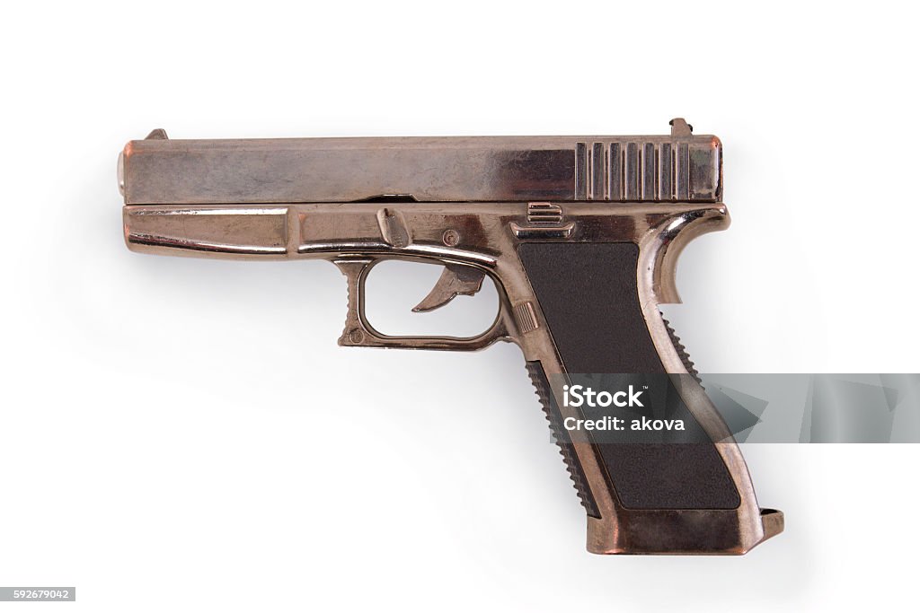 Accendino Pistola Glock 17 - Fotografie stock e altre immagini di Pistola -  Pistola, Acciaio, Arma da fuoco - iStock