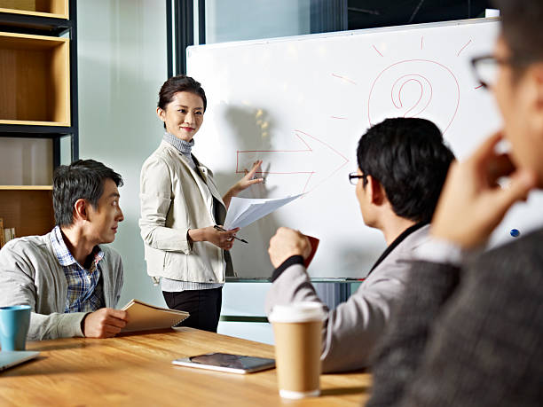 istock young asian business woman facilitating a discussion 592685046