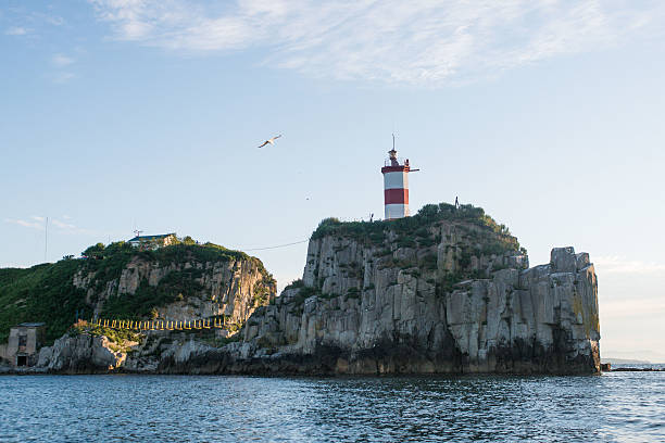 istock Basargin lighthouse in Vladivostok in Russia 592685200