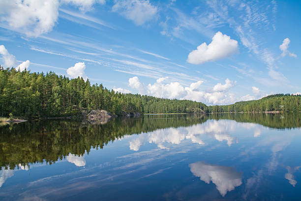 Lake landscape in Finland