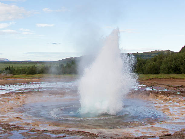 istock Strokkur eruption in the Geysir area, Iceland 593300728