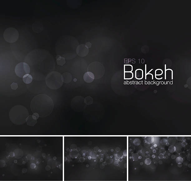 Bokeh and blur vector abstract background Bokeh and blur vector abstract background series. Suitable for your design element or web background grey bokeh background stock illustrations