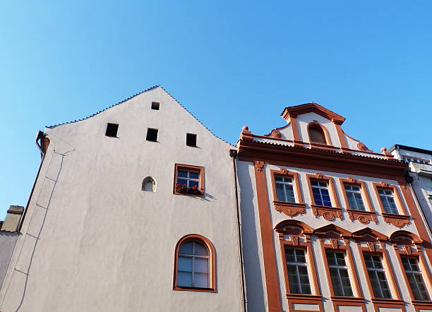 istock Typical buildings in the center of Prague 593308968