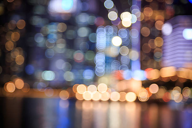 istock City lights bokeh  blurred background 593309094