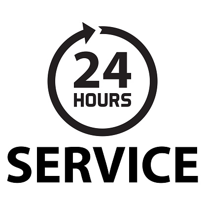24 Hours service