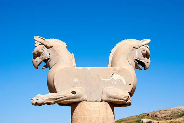 istock Statue of Persepolis in Shiraz, Iran 593311604
