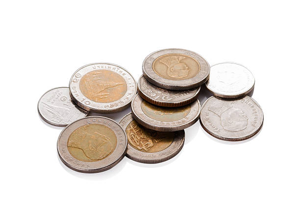 istock coins thailand on white backround 593311978