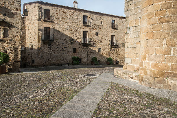 istock Medieval city of Caceres 593312776