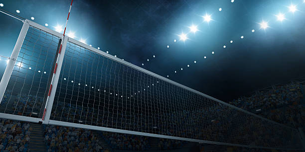 istock Volleyball indoor stadium 593314870