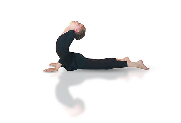 istock dhanurasana yoga 593318138