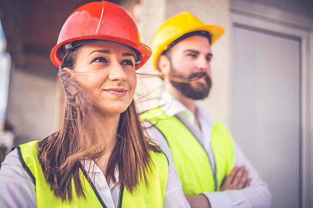 istock Team of Engineers outdoors 593321584