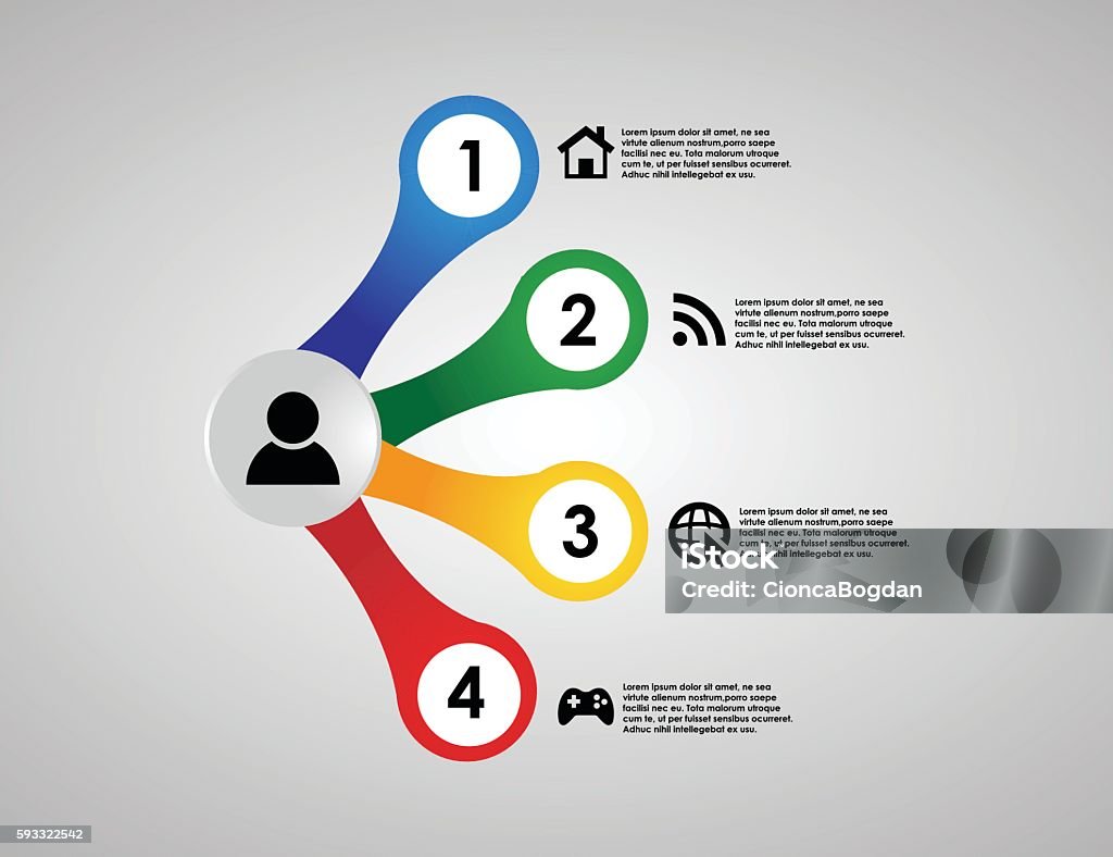 Simple Info Simple Infographic Stock Illustration - Download Image Now - Abstract ...