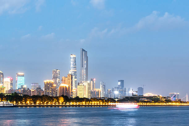 istock skyline of guangzhou at night 593325594