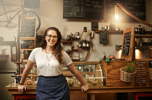 istock I'm the proud owner of my very own bakery 593326708