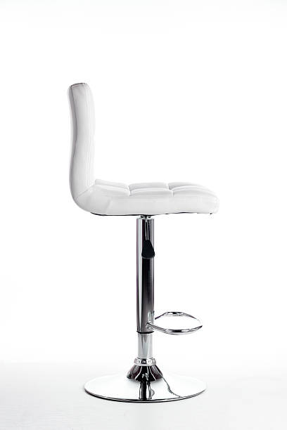 istock White modern bar Chair isolated on white background 593329324
