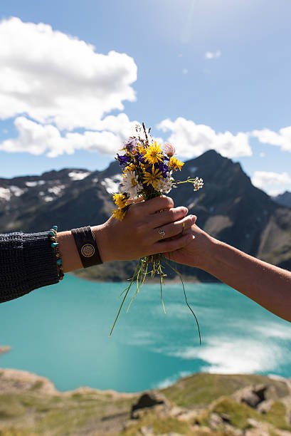 istock Take this wildflower bouquet from the mountains as a gift! 593337498