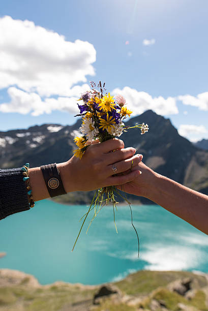 istock Take this wildflower bouquet from the mountains as a gift! 593337558