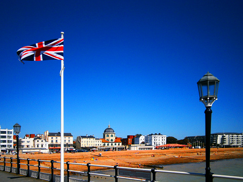 Worthing seafront taken from the pier.