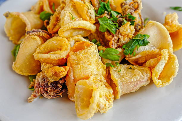 istock Cyprus seafood Meze at harbourside restaurant 593342144