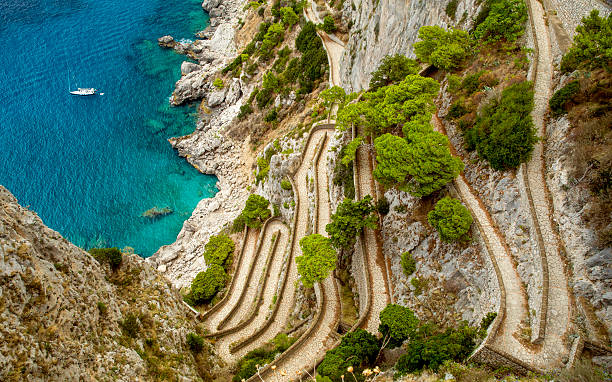 istock Via Krupp on Capri island in Italy 594014586