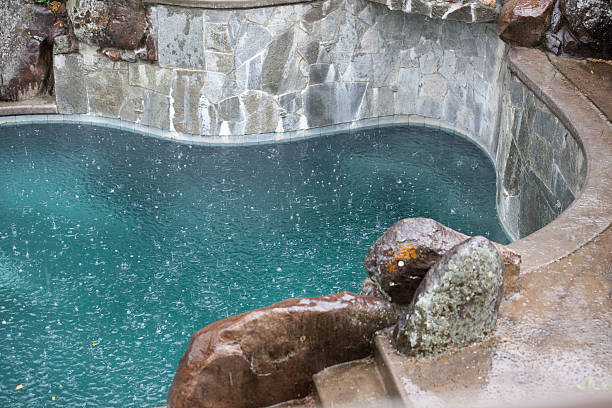 istock Swimming Pool in the Rain 594024974