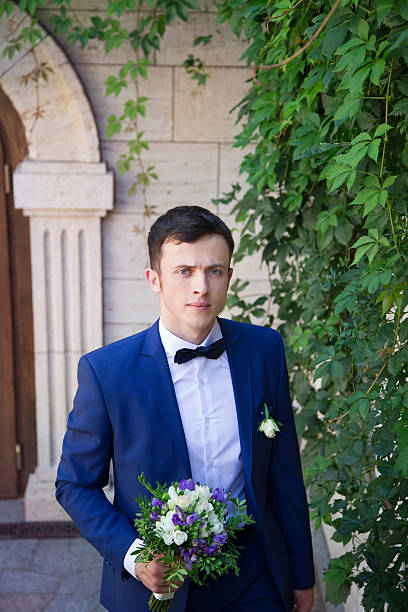 retrato de un novio arriba cerrar : - jacket shirt male fashion fotografías e imágenes de stock