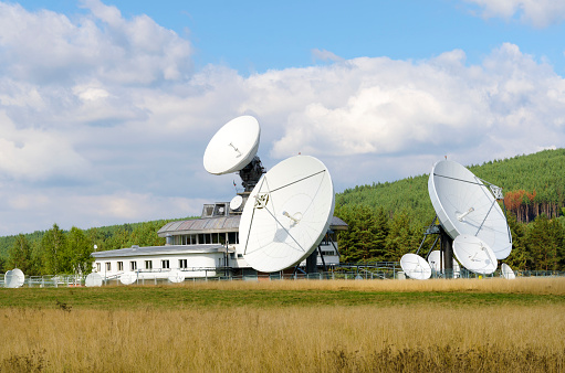 Satellite communication in the field