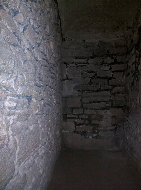 istock Very Dark Corner of Old Fort 594038414