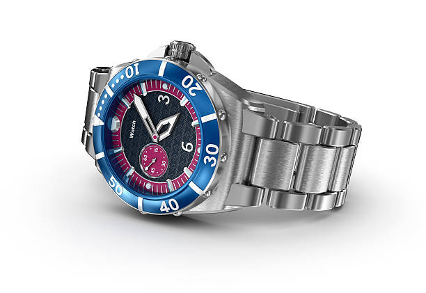 istock Mechanical wrist watch. 3D illustration . My own design 594040200
