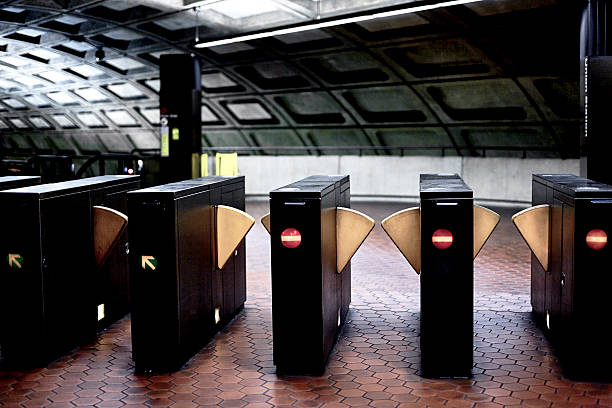istock Subway Entrance Gates at Union Station 594050902
