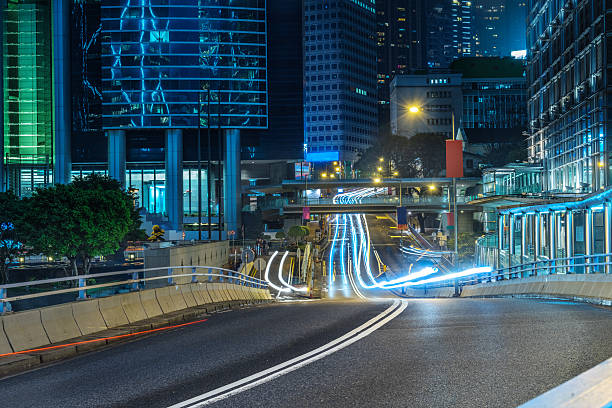 istock blurred traffic in downtown district,hong kong,china 594052184