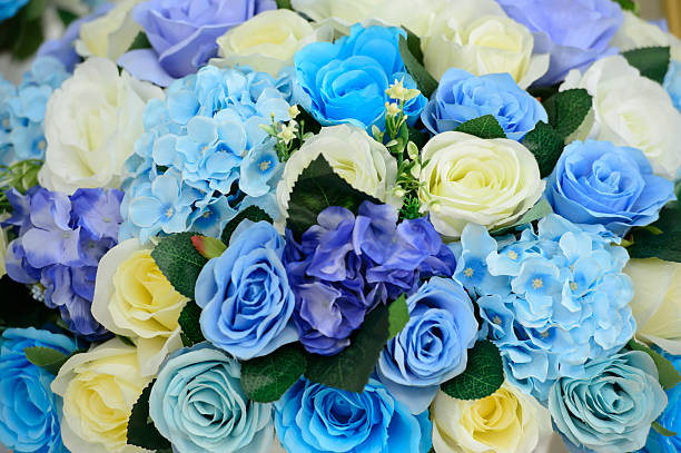 istock Beautiful flowers background and texture for wedding scene 594053650