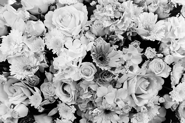 istock Beautiful flowers background and texture for wedding scene 594053906