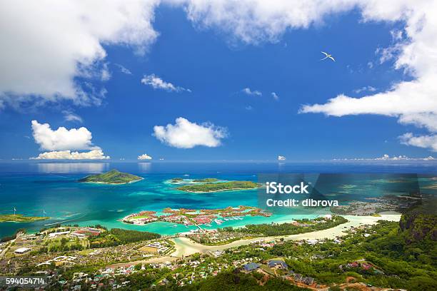 Mahe Seychelles Coastline Stock Photo - Download Image Now - Seychelles, Victoria - Seychelles, Aerial View