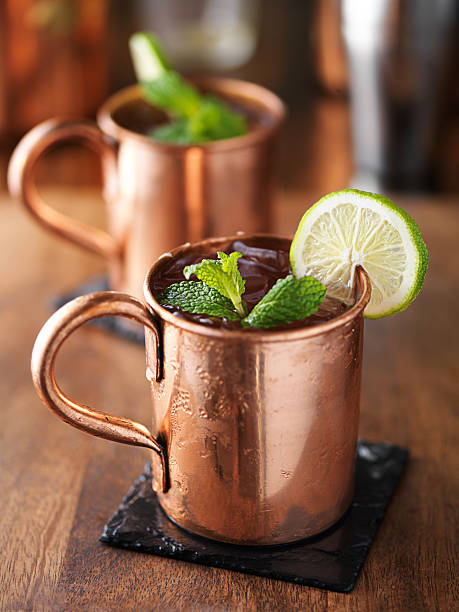 istock iced cold moscow mule with mint and lime 594055968