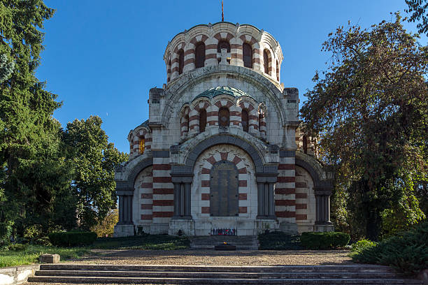 istock St. George the Conqueror Chapel Mausoleum, Pleven, Bulgaria 594059604