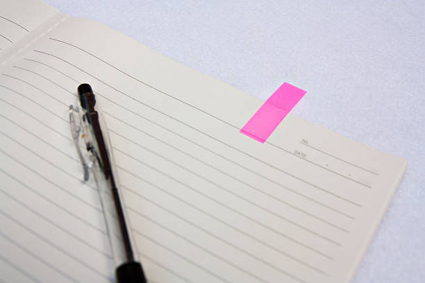 istock Simple pen, notebook, sticky, made in Japan Stationery 594061220