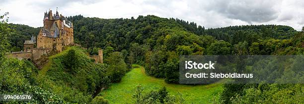 Eltz Castle And The Elzbach River And Valley Panoramic Photo Stock Photo - Download Image Now