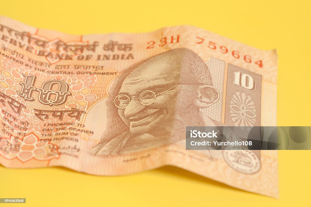 10 Ten Ruprees Note Ten Rupee Note Stock Photo - Download Image Now - Affectionate ...