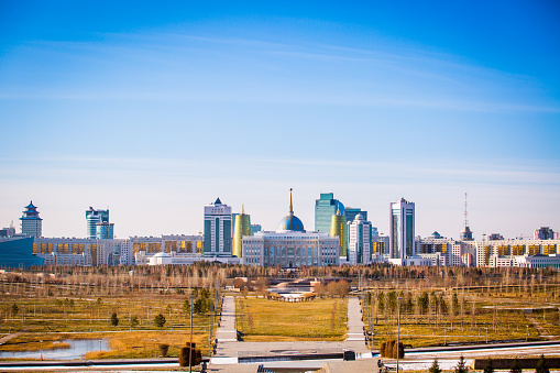 The city of Astana, capital of Kazakhstan