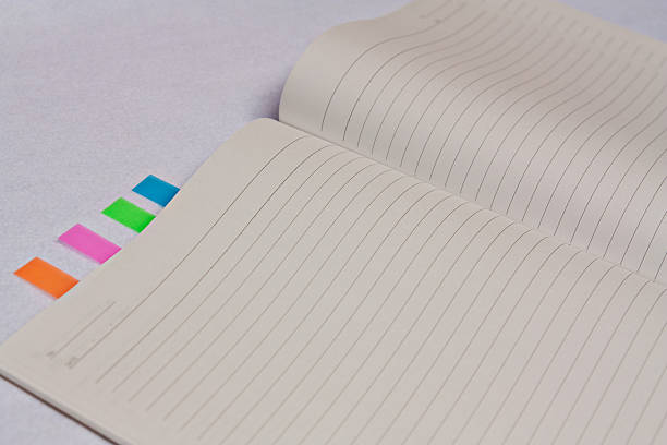 istock Simple notebook, sticky, made in Japan Stationery 594064964